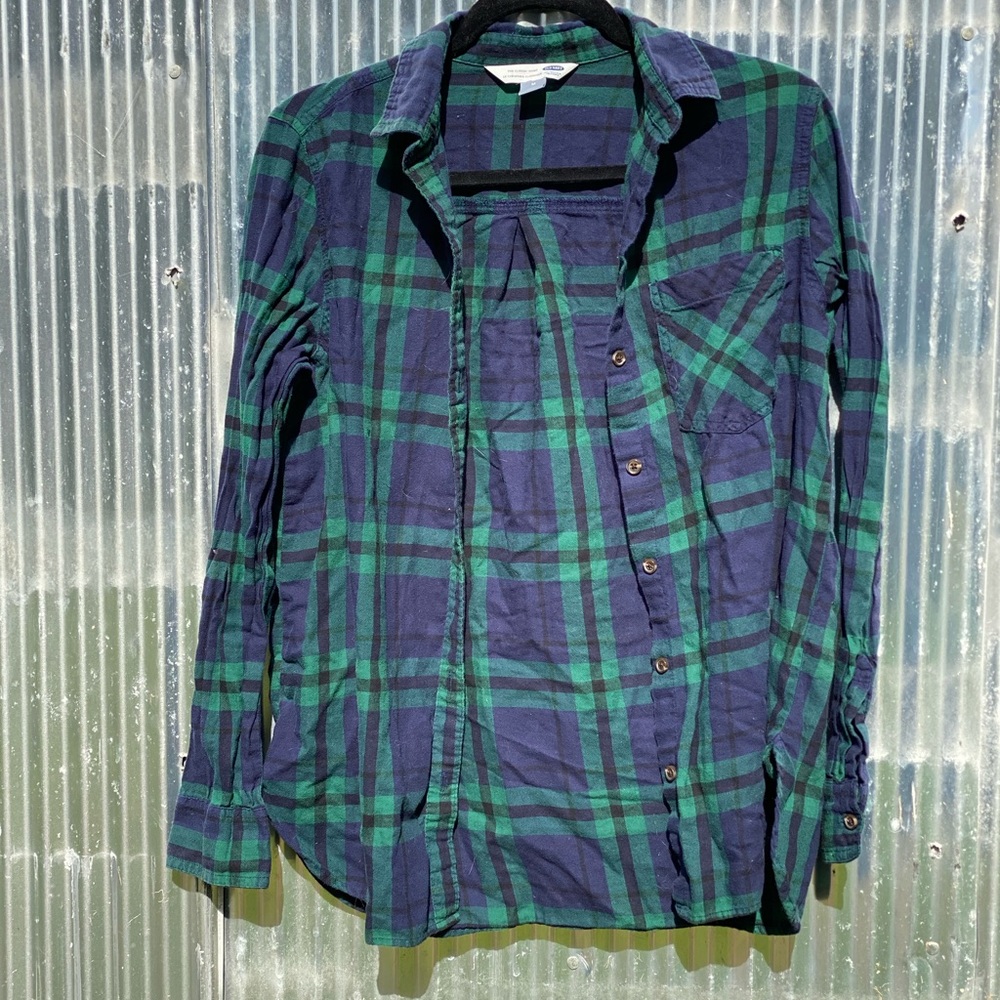 Old navy plaid button down